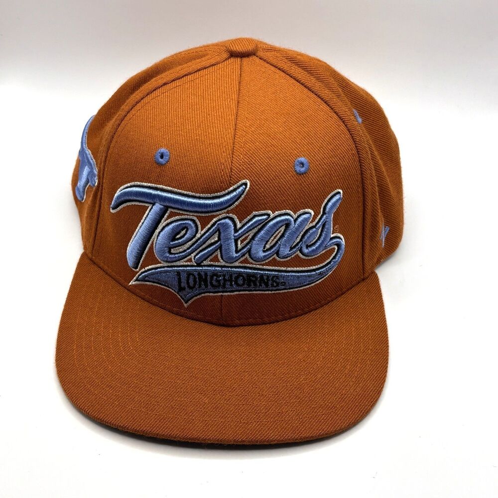 University of Texas Longhorns Zephyr Hat Snap Back Wool Acrylic Graphic One Size